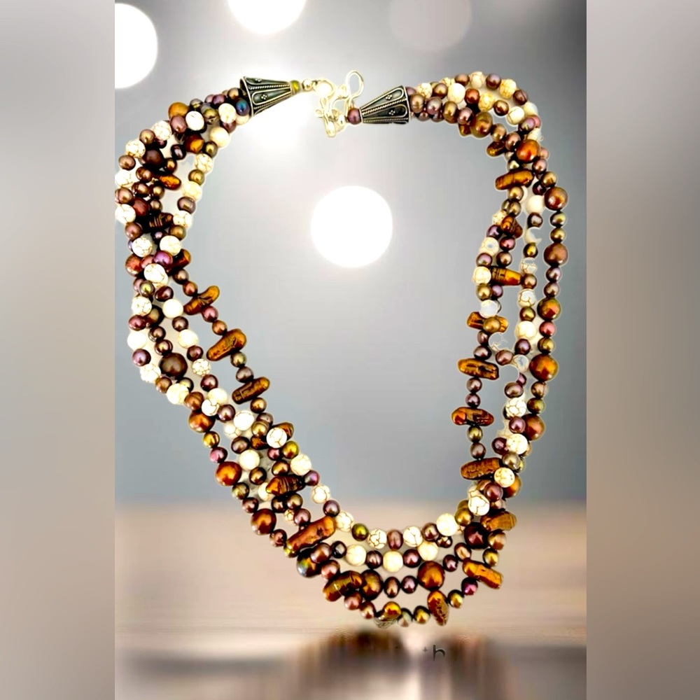 Freshwater Pearl necklace💕🐬 - Picture 7 of 16